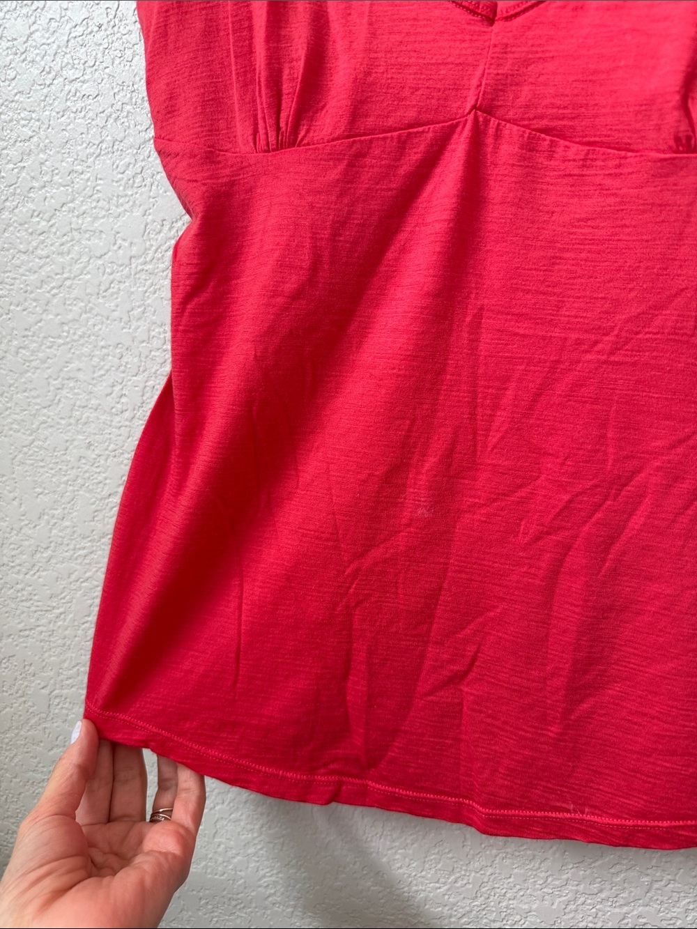 Icebreaker Tank Top Camisole Merino Wool Red size Small - Picture 4 of 11